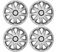 Enjoliveurs de roue - set complet de 4 pièces - NRM Kando - argent - 15""