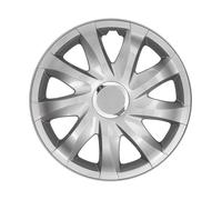 Enjoliveurs de roues 13 " laqués 4 pcs argent NRM DRIFT SILVER