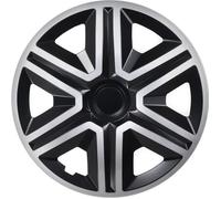 Enjoliveurs de roues 16" couleur noir-argent lot de 4 pièces ACTION