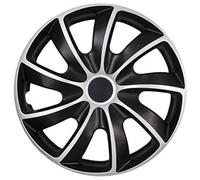Enjoliveurs de roues argent- noir 13" ensemble de 4 pi?ces QUAD BICOLOR CS