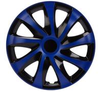 Enjoliveurs de roues - DRACO - CS - 14 pouces - Noir et bleu - Lot de 4 pièces