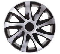 Enjoliveurs de roues DRACO CS noir-argent 13 "" lot de 4 pièces