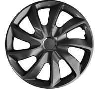 Enjoliveurs de roues graphite 17 pouces Stig NRM 4x pieces RENAULT OPEL FORD CITROEN MERCEDES