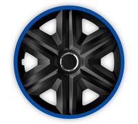 Enjoliveurs de roues noir- bleu 14" ensemble de 4 pi?ces FAST LUX