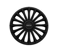 Sparco Enjoliveurs Treviso - 15-pouces - Noir - Set de 4 pièces