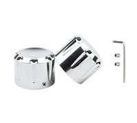 Enjoliveurs d'essieu avant, cache-écrous d'essieu avant - Bouchon d'écrou d'essieu pour boulon 2X, décoration extérieure imperméable pour véhicules, pour la modification de moto pour tourisme/trajet