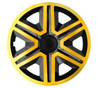 Enjoliveurs double couleur pour jantes en acier de 15" Jeu de 4 enjoliveurs.