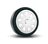 Enjoliveurs Drift Blancs LAQUÉS 4 Pcs (14")