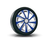 Enjoliveurs Drift Extra Bleu-Argent 4pcs (16")