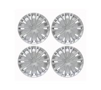 Enjoliveurs Enjoliveur Roue Universel R14 R15 R16 Pouces Enjoliveurs Remplacement Jante PP Accessoires Pneu Snap on SUV Truck Cap Roue Enjoliveur Auto(R14 Silver)