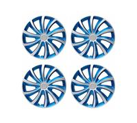 Enjoliveurs Enjoliveur Universel R14 R15 Pouces Couvre-moyeu Rechange Couvre-Jante Pneu PP À Clipser sur SUV Camion Cap Roue Enjoliveur Auto(R14 Bule Sliver)