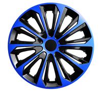 Enjoliveurs Jeu de 4 voiture moderne NRM, Strong Duo, 14 pouces bleu noir