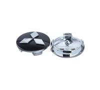 Enjoliveurs pour Auto Jantes pour Mitsubishi ASX Galant Zinger Lancer EX Outlander 3.0 60MM,Accessoire DéCoration pour VéHicules Enjoliveur Pneu Voiture,C Black and White