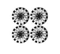 Enjoliveurs pour Tesla pour Model 3 pour Highland 2023-2025 4 Pièces Enjoliveurs Roue Design 18 Pouces Droite Gauche Style Tempête Accessoires Couverture(18In Turbine Silver)