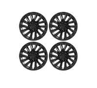 Enjoliveurs pour Tesla pour Model 3 pour Highland (2023-2025) Design Turbine Hub Cap Remplacement Roue 18 Pouces Automobile Hubcap Couverture(18in Turbine Black)