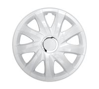 Enjoliveurs Roues Universel 15 Pouces Blanc 4x Drift