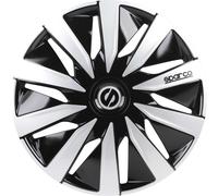 Enjoliveurs silver/black Lazio 13'' SPARCO (Boîte de 4)