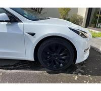 Enjoliveurs Tesla Model 3, Turbine Design pour jantes 18", Lot de 4, Noir