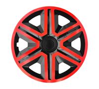 NRM Enjoliveurs Action 14 pouces double couleur rouge/noir 4 pcs