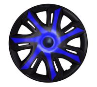Enjoliveurs universels 14 pouces NRM N-Power bleu/noir lot de 4