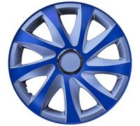 "4× NRM Radkappe DRIFT EXTRA, 14"""", blau/silber"