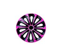 Enjoliveurs Universels NRM Extra Strong 15 pouces ABS rose noir