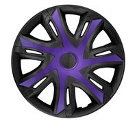 Enjoliveurs Voiture 15 Pouces Violet Noir NRM 4 Pièces N-Power