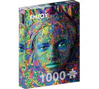 ENJOY-1224 - Woman with Color Art Makeup, Puzzle, 1000 pièces