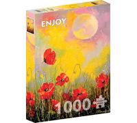 Enjoy-Puzzle Puzzle Poppies in the Moonlight – 1000 pièces
