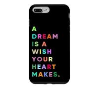 Enjoy A Dream is A Wish Your Heart Makes Cool Quotes Graphic Coque pour iPhone 7 Plus/8 Plus