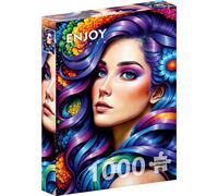 ENJOY Arc-en-ciel Fleurs Puzzle 1000 pièces