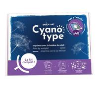 Enjoy Art - Kit 40 Feuilles Cyanotype A5 + 10 plaques A5 + 210 motifs Enjoy Art