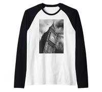 Enjoy BW London T Shirt, I Love London Vibes, London Big Ben Manche Raglan