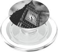 Enjoy BW London T Shirt, I Love London Vibes, London Big Ben PopSockets PopGrip pour MagSafe