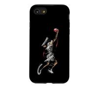 Enjoy Cool Basketball Slam Dunk Illustration Graphic Designs Coque pour iPhone SE (2020) / 7/8