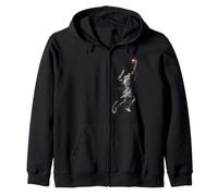 Enjoy Cool Basketball Slam Dunk Illustration Graphic Designs Sweat à Capuche