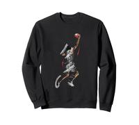 Enjoy Cool Basketball Slam Dunk Illustration Graphic Designs Sweatshirt