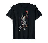 Enjoy Cool Basketball Slam Dunk Illustration Graphic Designs T-Shirt