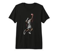 Enjoy Cool Basketball Slam Dunk Illustration Graphic Designs T-Shirt Haut de Gamme