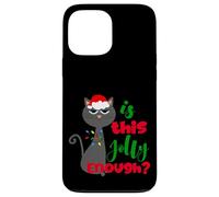 Enjoy Cool Funny Christmas Jolly Cat Novelty Graphic Design Coque pour iPhone 13 Pro Max