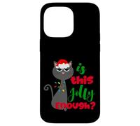 Enjoy Cool Funny Christmas Jolly Cat Novelty Graphic Design Coque pour iPhone 14 Pro Max
