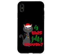 Enjoy Cool Funny Christmas Jolly Cat Novelty Graphic Design Coque pour iPhone XS Max