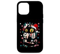 Enjoy Cool Funny Cute Christmas Black Cat Novelty Graphic Coque pour iPhone 12/12 Pro