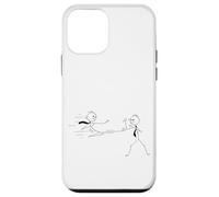 Enjoy Cool Funny Stick Figures Men Fighting Graphic Designs Coque pour iPhone 12 Mini
