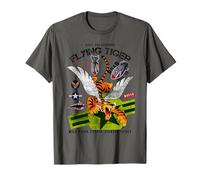 Enjoy Cool Funny Tiger Flying Cartoon, Wild Tiger Graphic T-Shirt