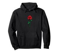 Enjoy Cool Pocket Rose Illustration Novelty Graphic Designs Sweat à Capuche