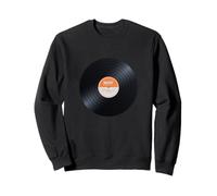 Enjoy Cool Retro Vintage Phonograph Vinyl Record Music Disc Sweatshirt