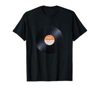 Enjoy Cool Retro Vintage Phonograph Vinyl Record Music Disc T-Shirt