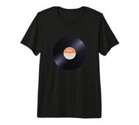 Enjoy Cool Retro Vintage Phonograph Vinyl Record Music Disc T-Shirt Haut de Gamme