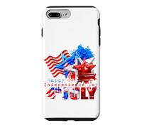 Enjoy Cool USA 4th of July Tee Shirts Happy Independence Day Coque pour iPhone 7 Plus/8 Plus
